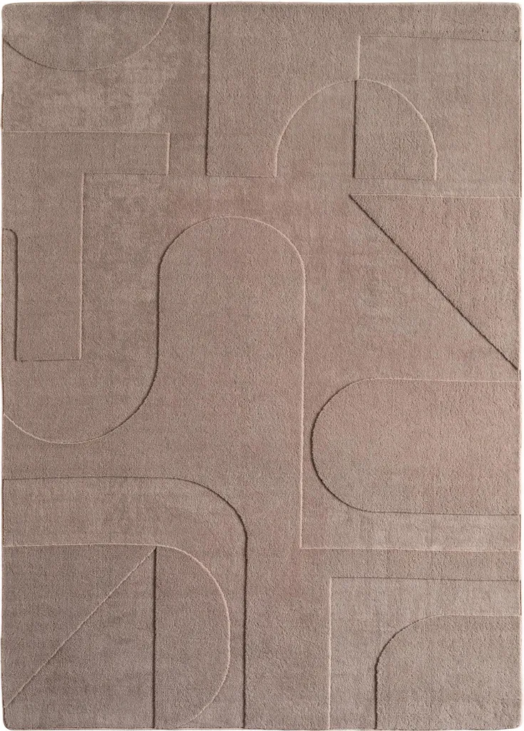 Tapis de Couloir Beige Pompei Yum 80x150 cm Style Scandinave Épuré