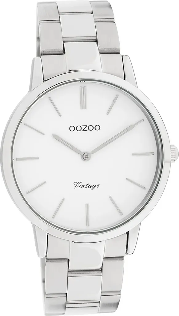 Oozoo orologio da donna in acciaio inossidabile C20026 orologio al quarzo bracciale argento Serie Vintage D2UOC20026