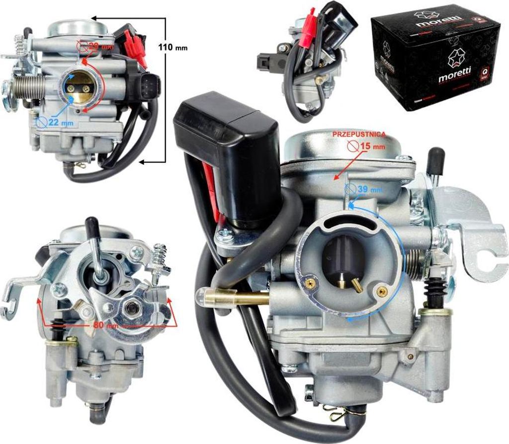 Falcon 4T Euro 4 Vergaser SYM-Motor