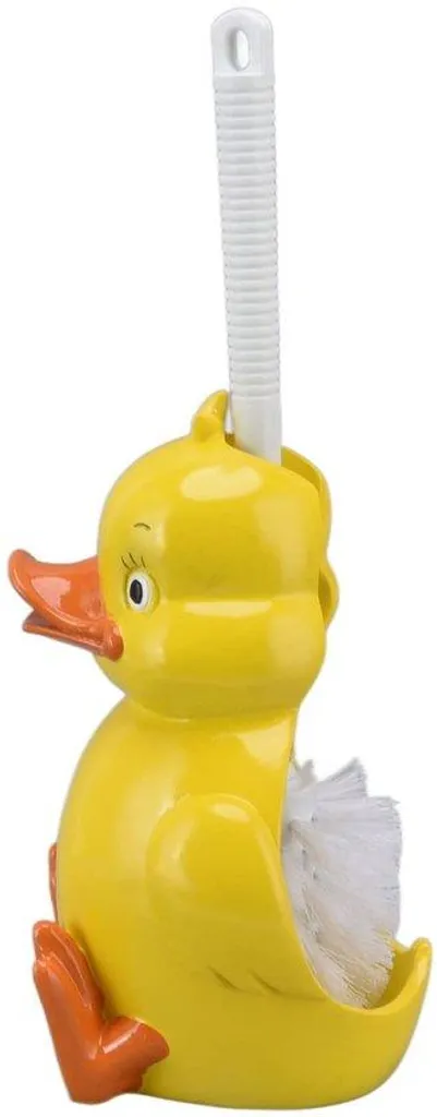 Nain de salle de bain avec cheveux ABS et petit canard jaune ludique
