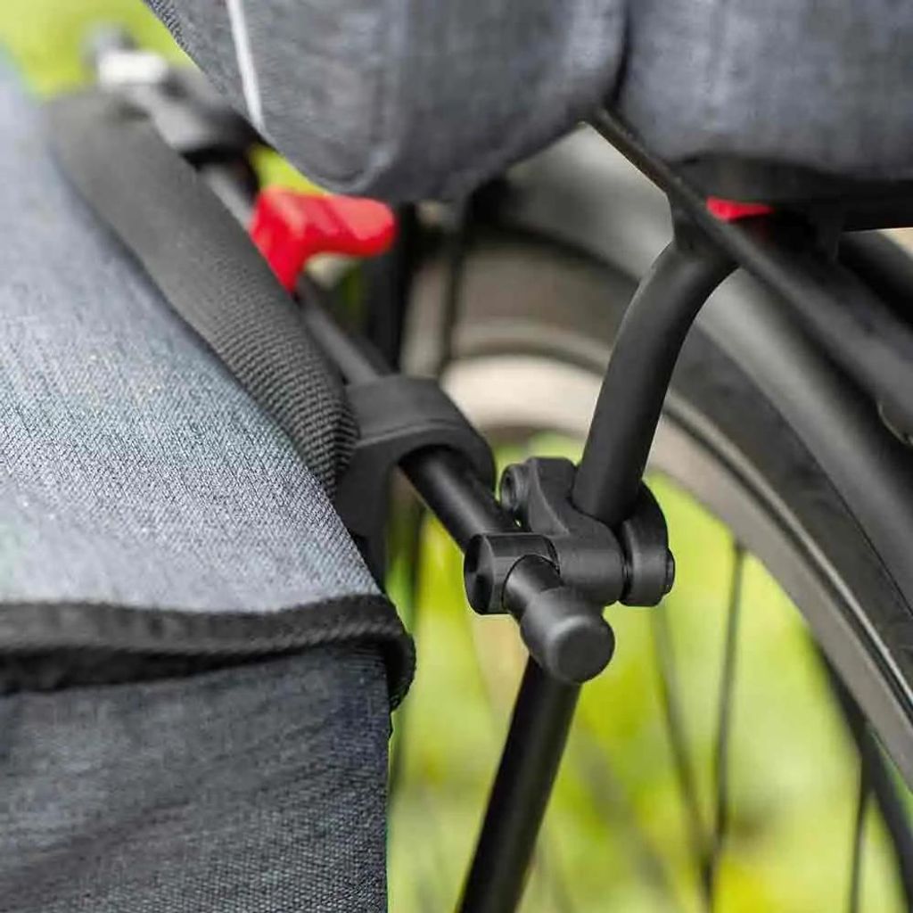 KLICKfix Set Fissaggio Per Cestino Da Bici – Supporto Universale Per Portapacchi, 1 Paio - 3
