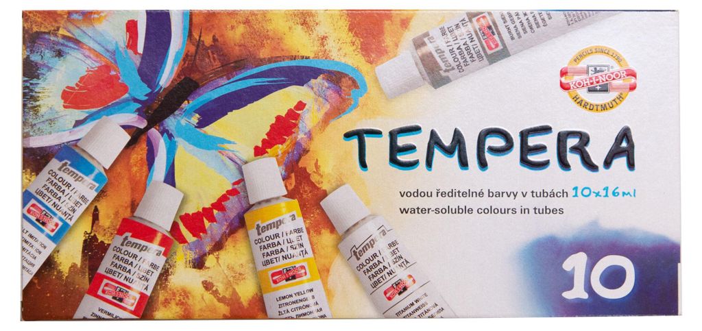 KOH-I-NOOR Temperové barvy 10x16ml Motýl Obrázek produktu 