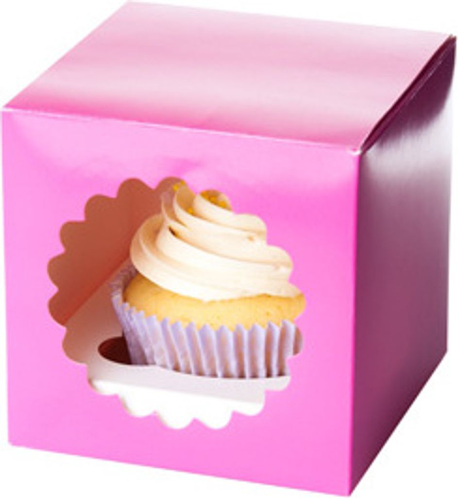 1er Cupcake Box, pink Produktbild 