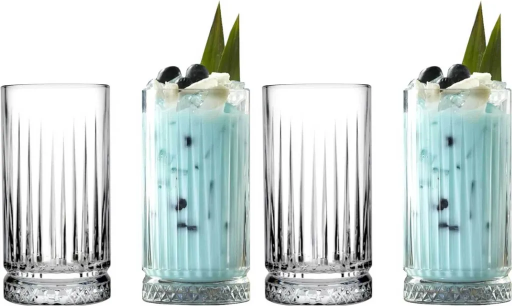 Verres à eau en verre taillé Pasabahce Elysia pour une table élégante