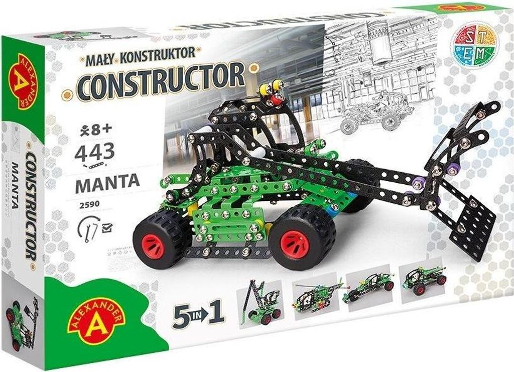 Kleiner Konstrukteur - Manta 5in1 ALEX