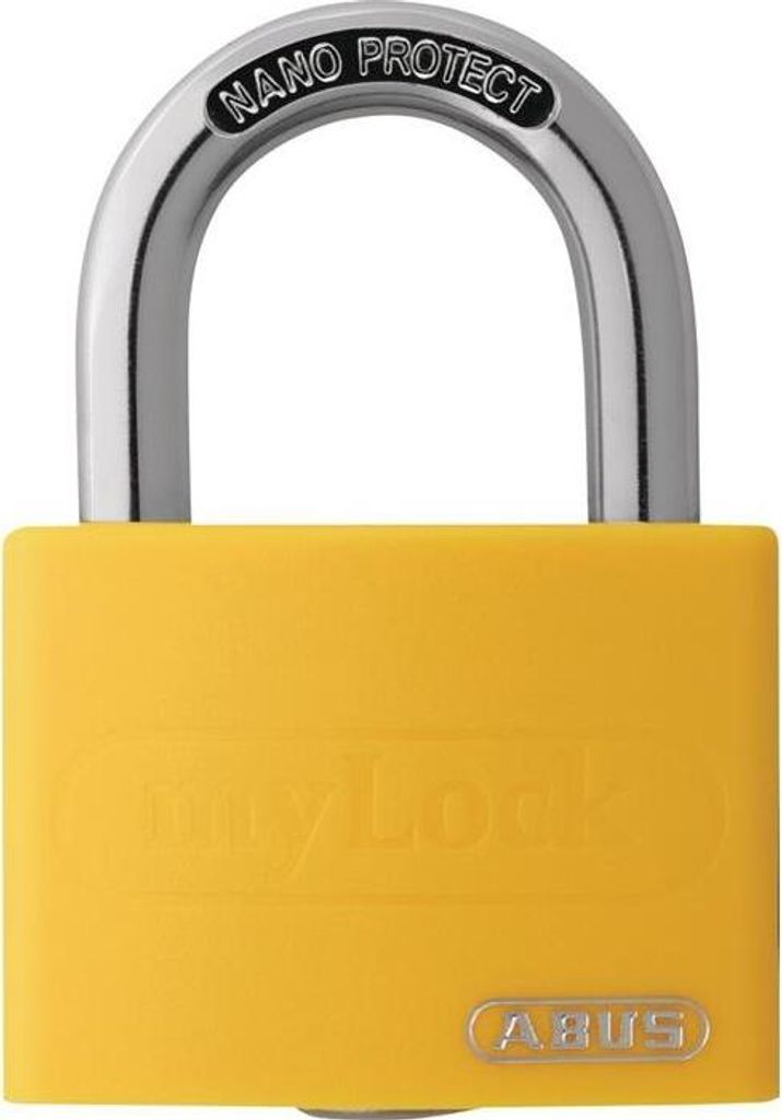 Zylindervorhangschloss T65AL/40 gelb Produktbild 