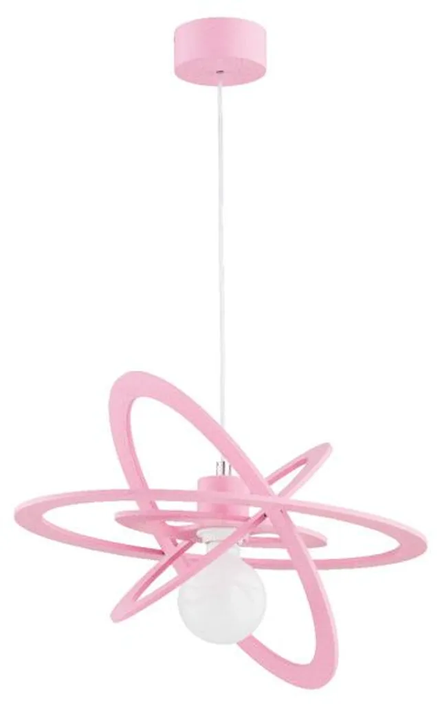 Suspension ORLANDO Rose en Métal Alfa 1xE27x15W 90x48x34 cm IP20