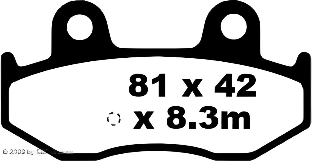 SFA411 EBC Scooter Bremsbeläge