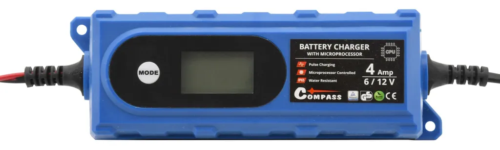 Chargeur de batterie avec écran LCD et microprocesseur 3,8 Amp - 4