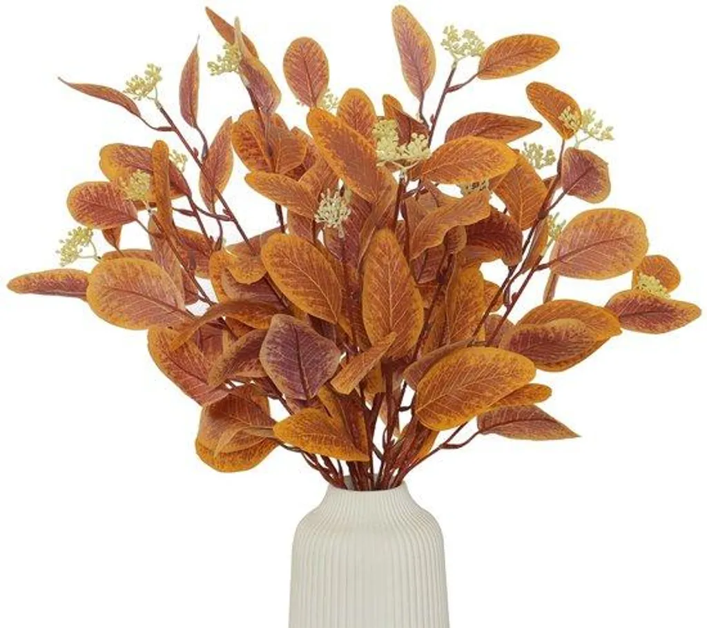 Eucalyptus artificiel pour centre de table de mariage automnal - 10 pcs