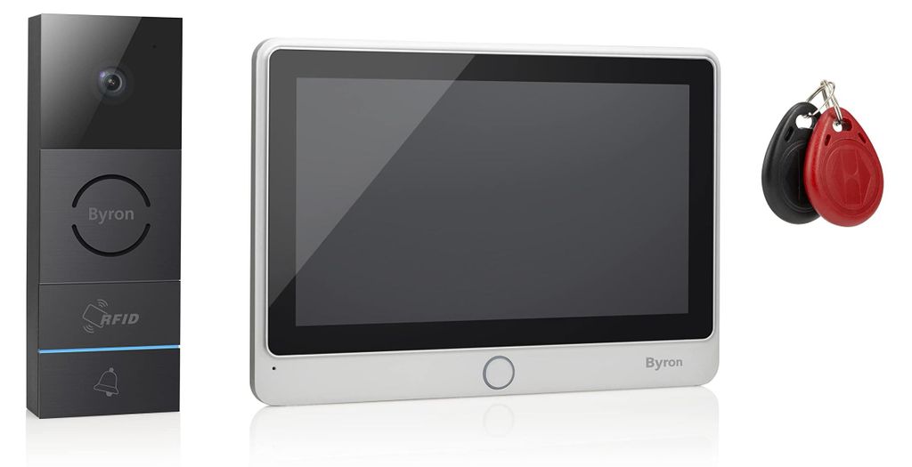 Byron DIC-24112, Przewodowa, 17,8 cm (7"), 800 x 480 px, Zdjęcie produktu 