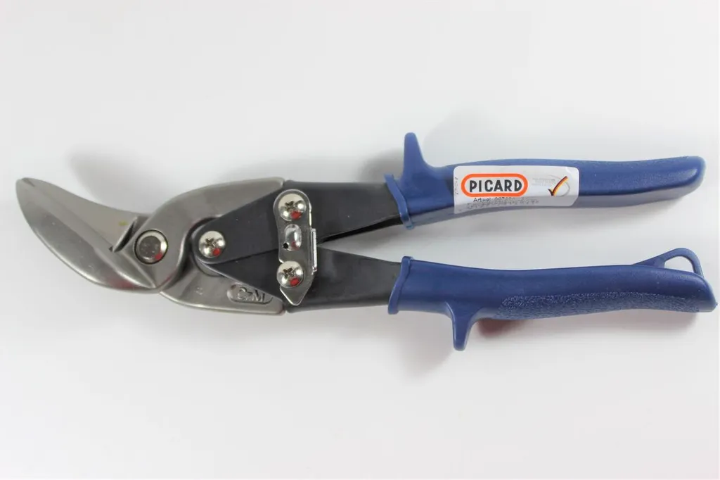 Cisaille à tôle PICARD Levier Cisaille à guichet V2A 240mm Gauche