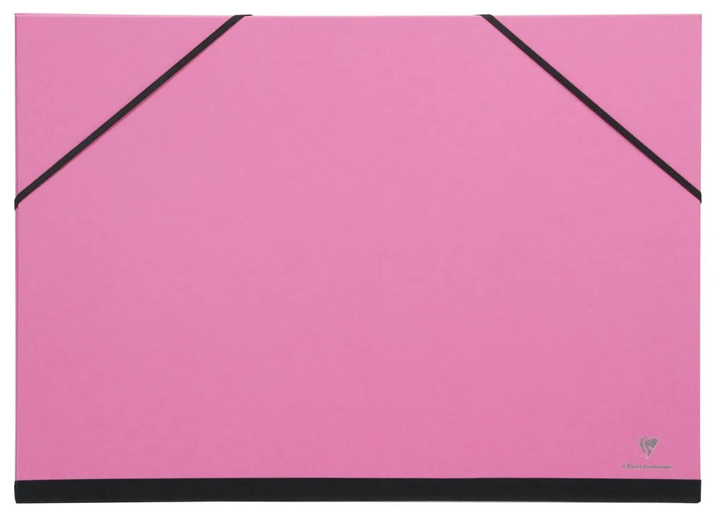 Carton à dessins 52x72cm Fuchsia : Porte-documents Rigide de Qualité