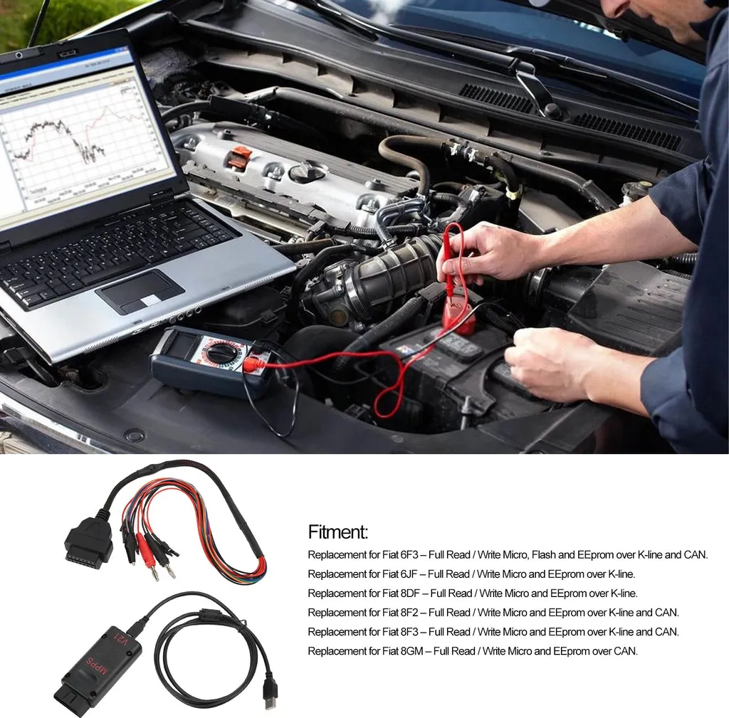 Scanner ECU 12-24V Tricore ABS | Strumento Diagnostica Alta Precisione