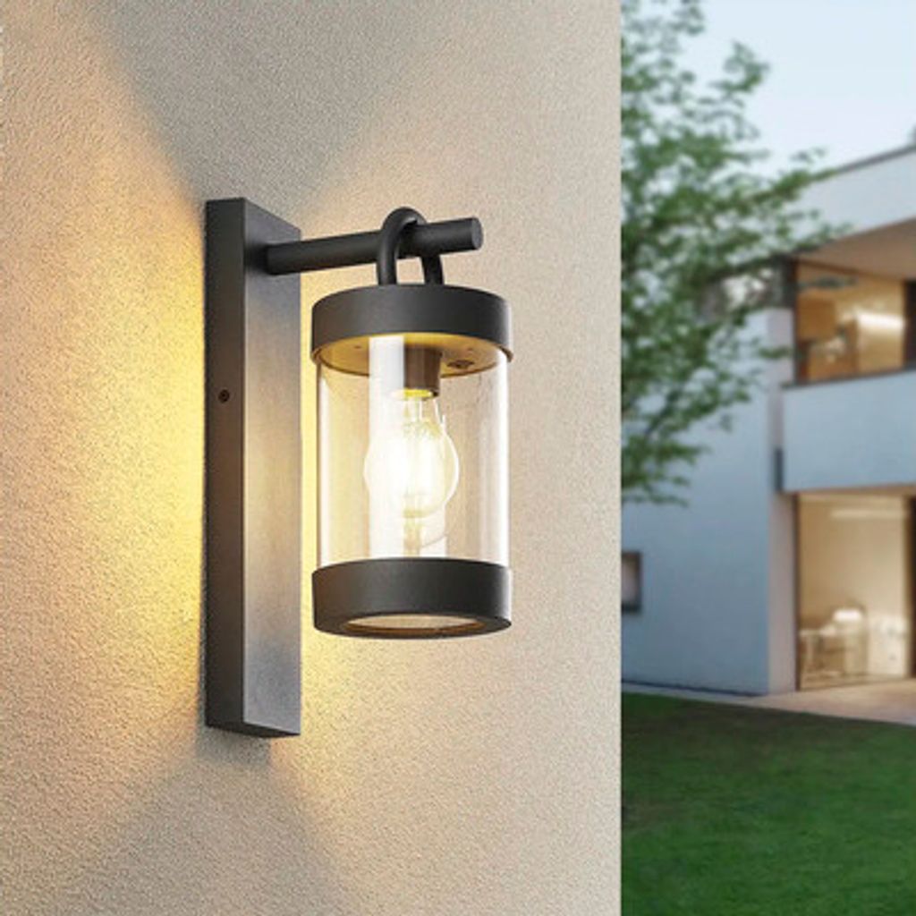 Venkovní nástěnné svítidlo SAMBESI IP44 E27 28 W antracit Obrázek produktu 