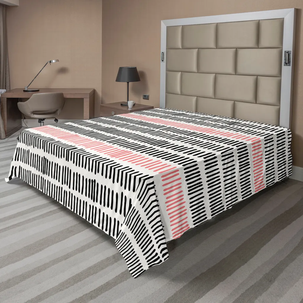 Lenzuolo Morbido ABAKUHAUS 266x260 - Stile Retrò Nero Rosa per Casa