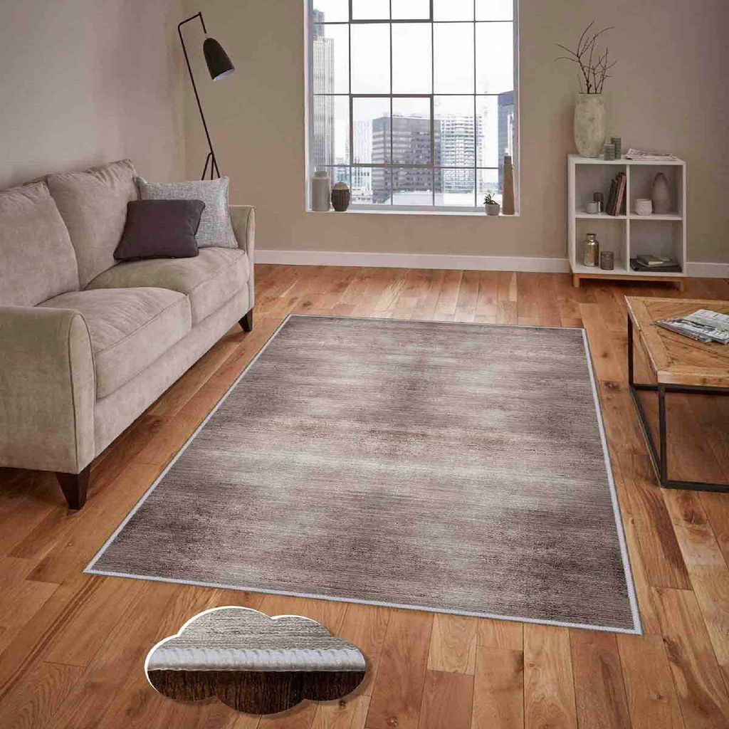 Conceptum Hypnose, Hmnt427, Teppich (160 x 230), 100 % POLYESTER, Weiß, 160 x 230 cm