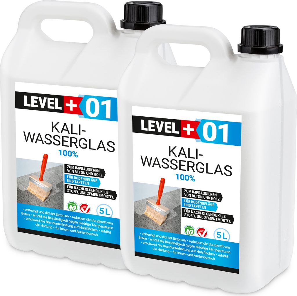 Szkło wodne potasowe LEVEL+01 Nierozcieńczone 100% 10L Zdjęcie produktu 