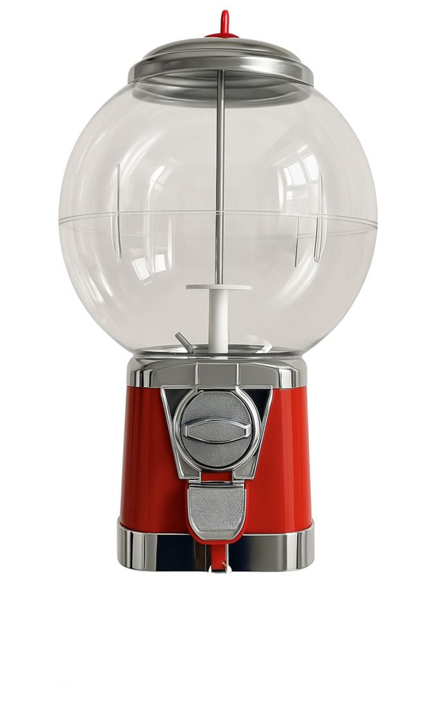 Kapselautomat Globe leer | Kapselspender im Retro-Design | Produktbild 