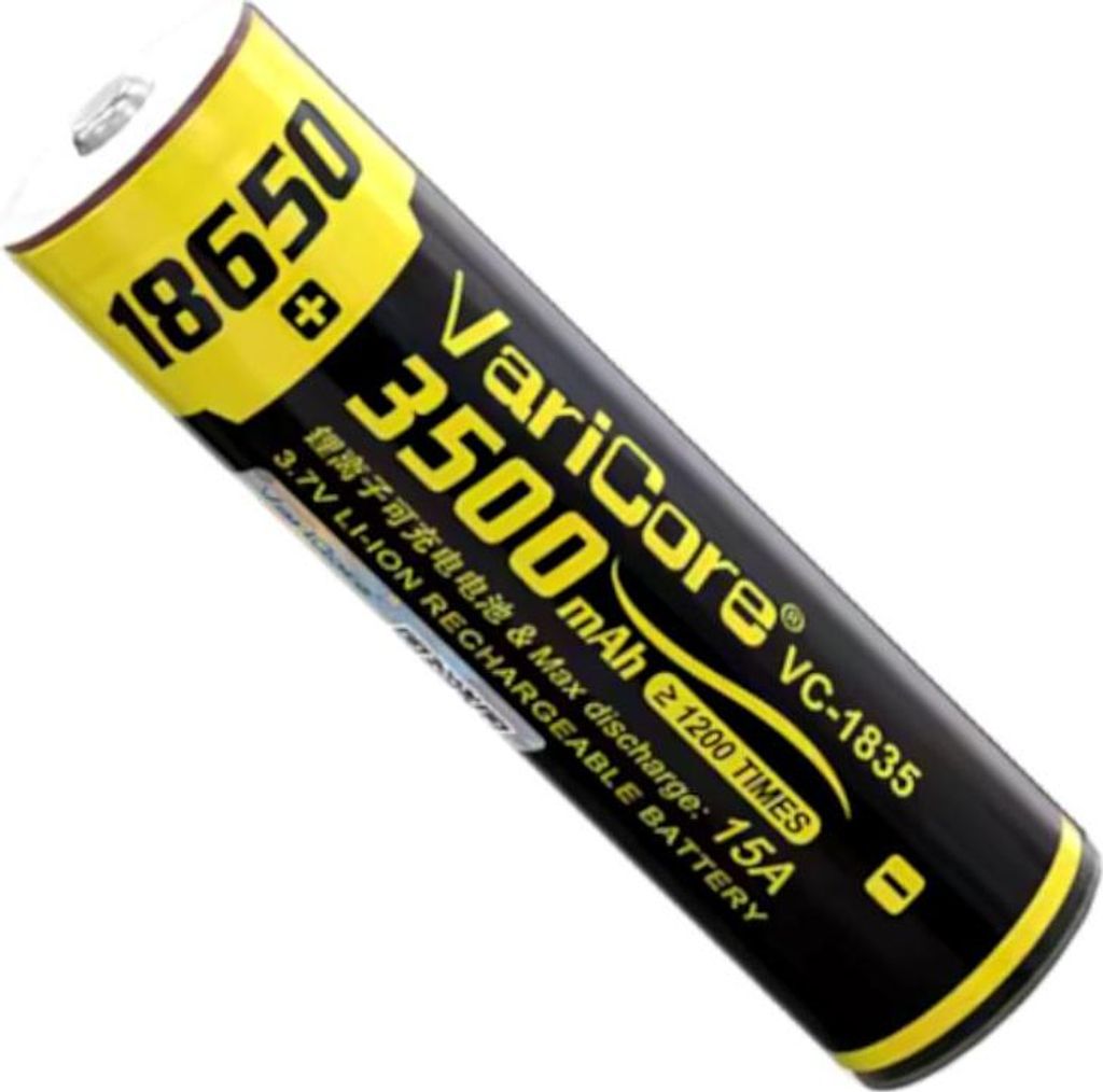 VariCore 18650 Li-ion Akku 3.7V 3500mAh PCB