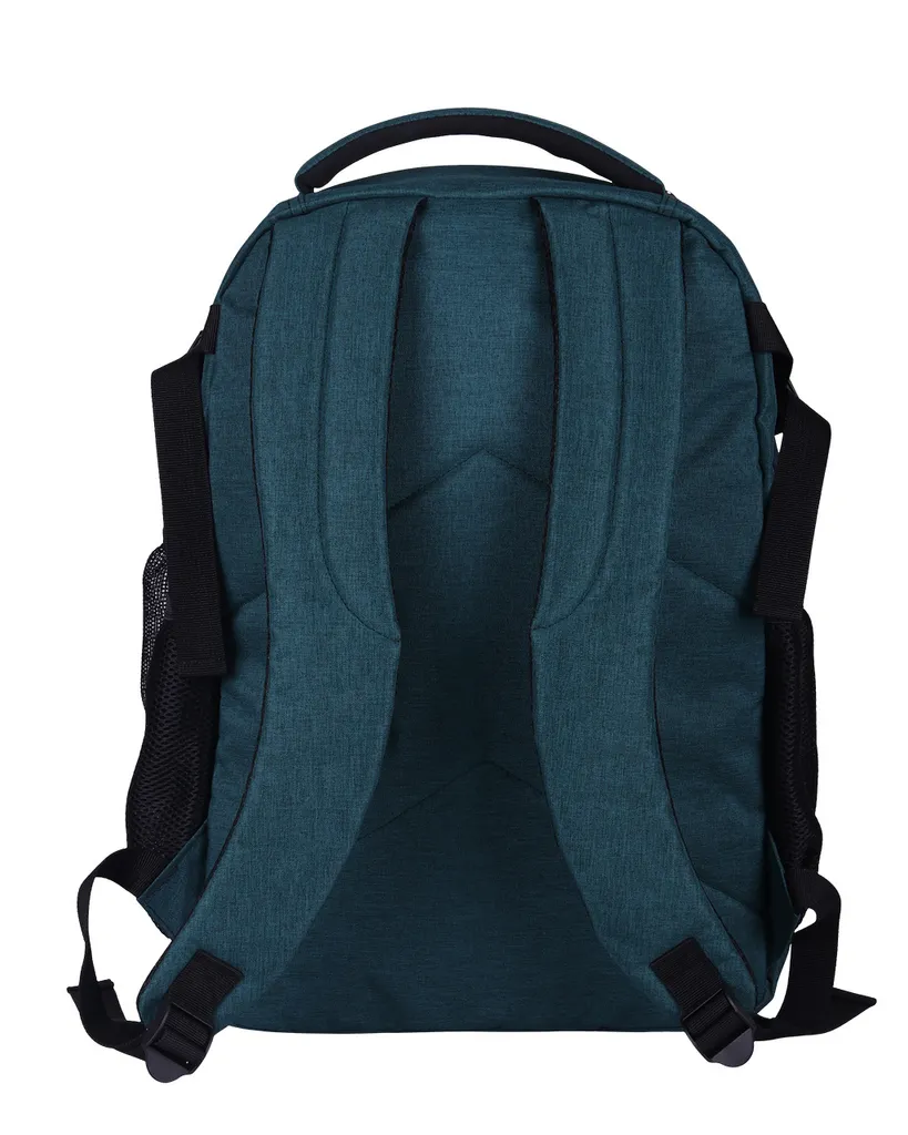 Sac à dos QHP pour matériel d'équitation : look jeans vert foncé - 3