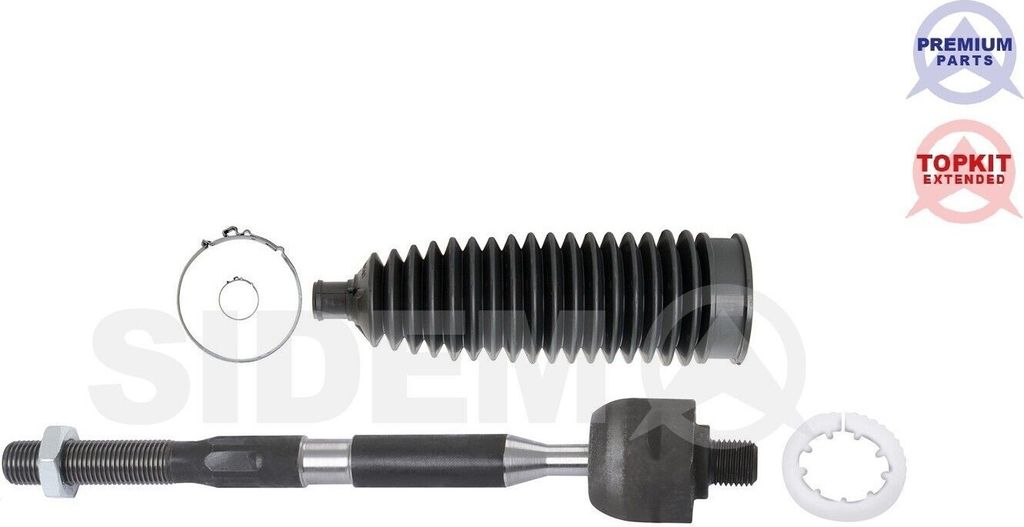 SIDEM Reparatursatz Axialgelenk Spurstange 5112 Vorne beidseitig für RENAULT SCÉNIC II (JM0/1) 190mm