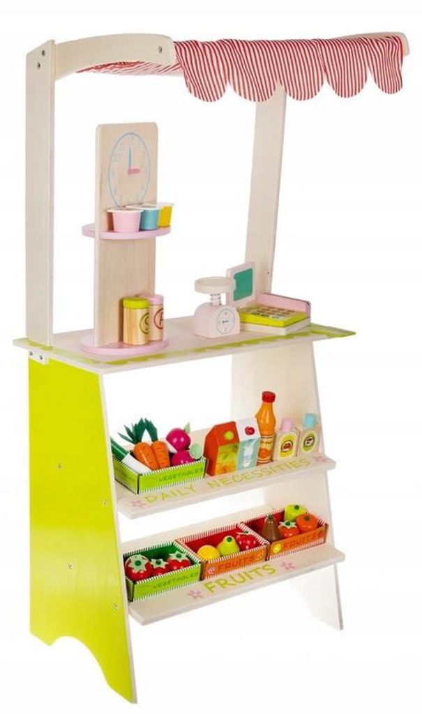 Kruzzel 24888 Holzladen mit Zubehör Produktbild 