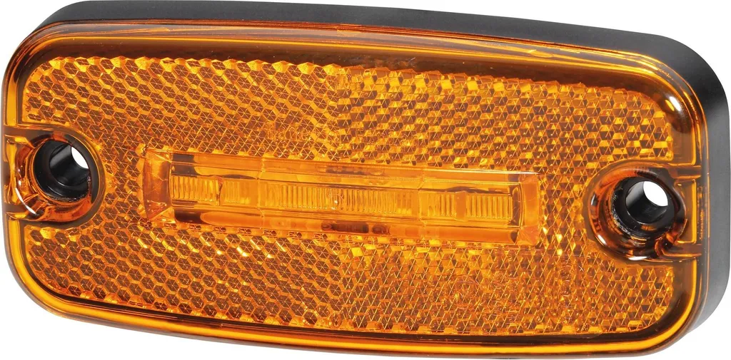 Luce Laterale LED HELLA 2PS 345 600-011 Ambra 24V - Norma ADR/GGVS