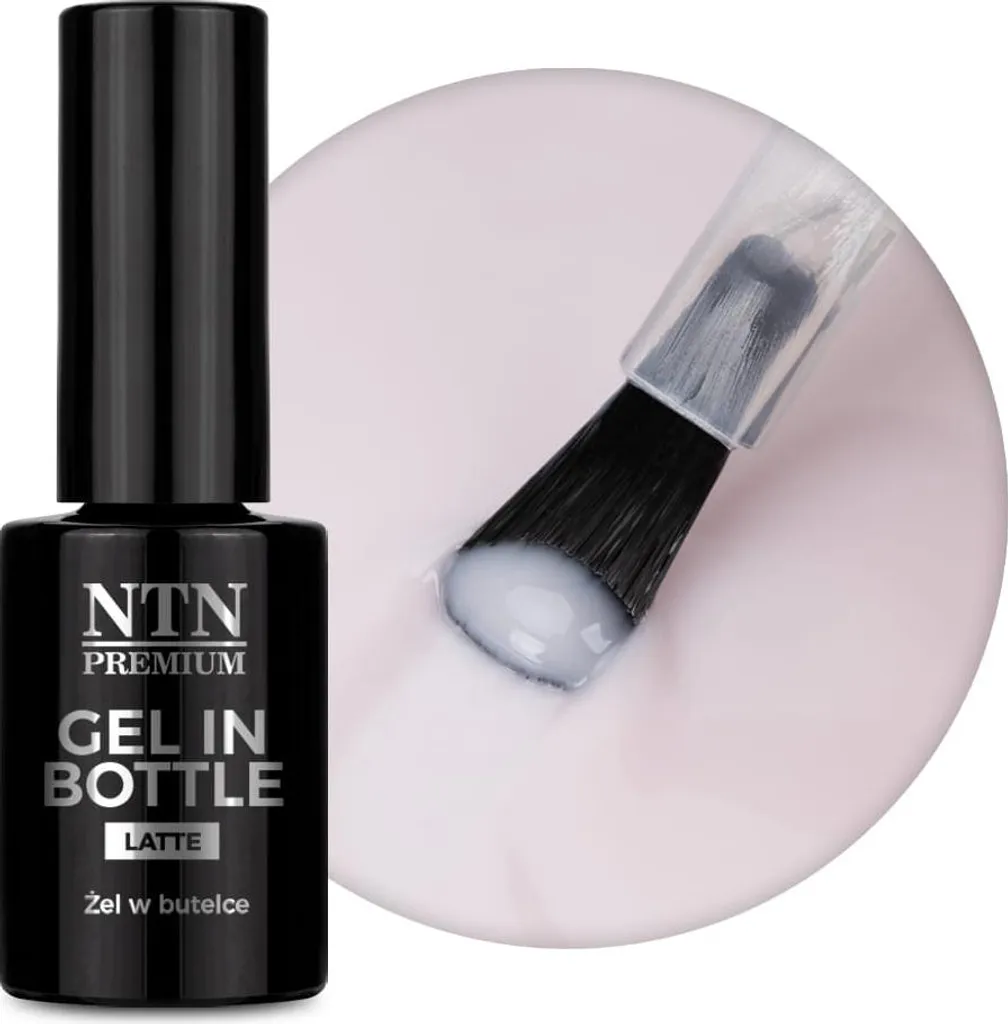 Gel bouteille flexible et solide NTN Premium Latte pour ongles nudes