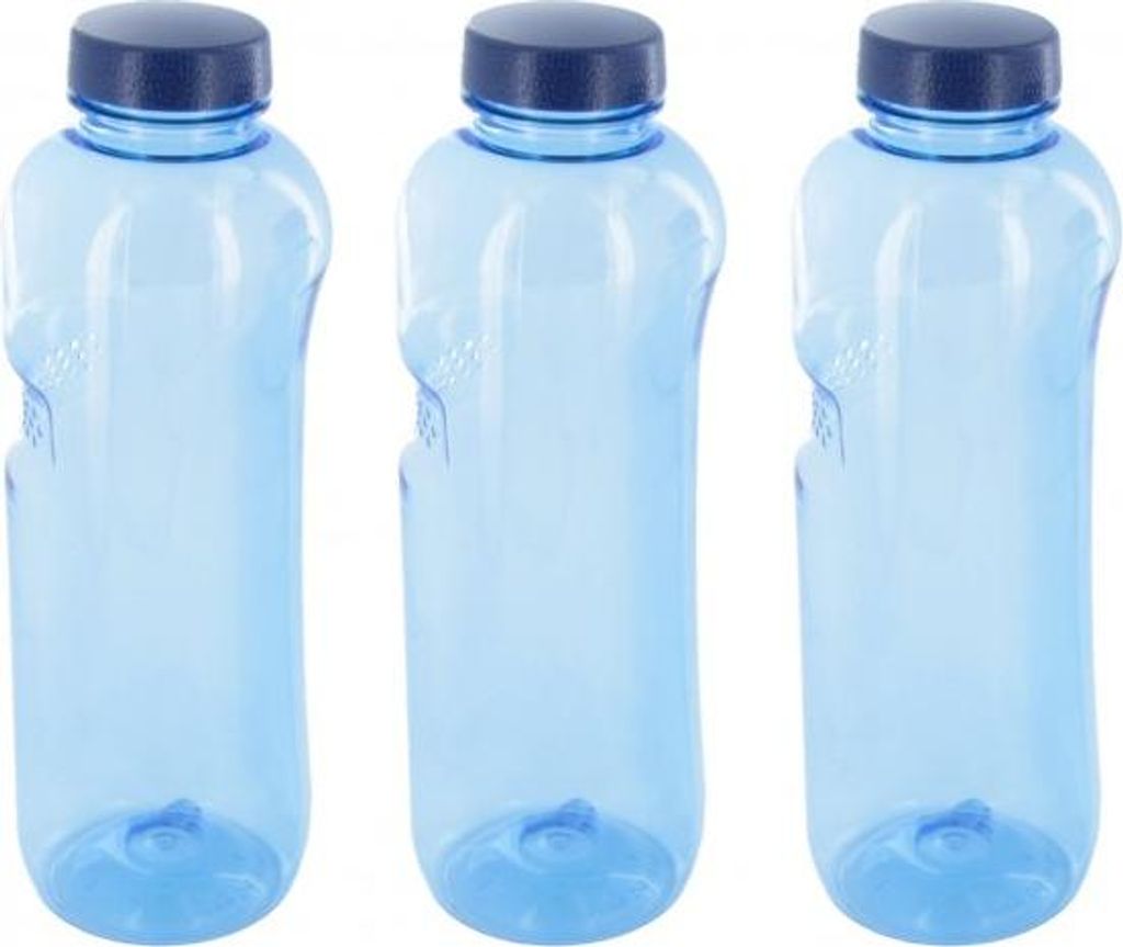 Trinkflasche 3 x 0,75 L Wasserflasche Tritan BPA frei