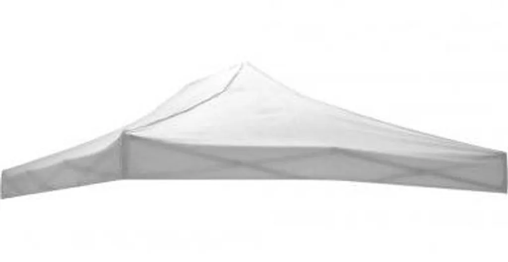 Bâche imperméable 3x4,5m blanche pour toit de tonnelle haute densité