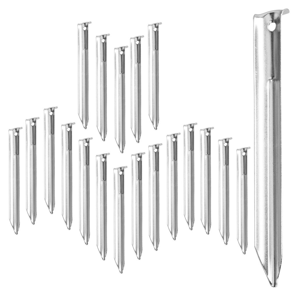 Set da 20 picchetti per tende Relaxdays, a forma di V, Immagine del prodotto 