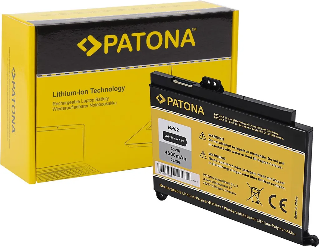 Batterie HP Pavilion 15 BP02XL 849569-421 HSTNN-LB7H Haute Capacité