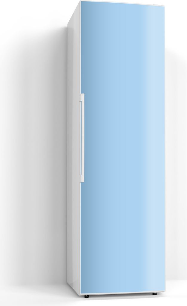 DEQORI Magnetmatte Kühlschrank beschreibbar 60x200 cm 'Hellblau' Magnetfolie Deko-Folie
