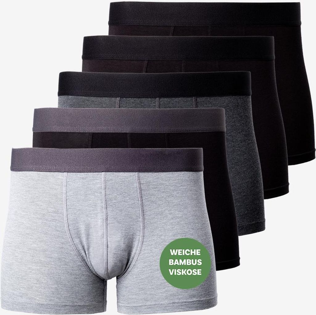 Occulto Herren Bambus Boxershorts 5er Pack (Modell: Bryan) Produktbild 