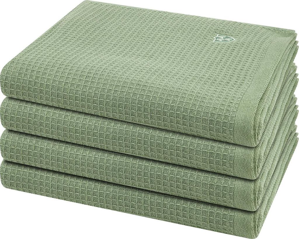 Ross Pique 4 X Handtuch im Set Piqué Frottier aus Baumwolle Produktbild 