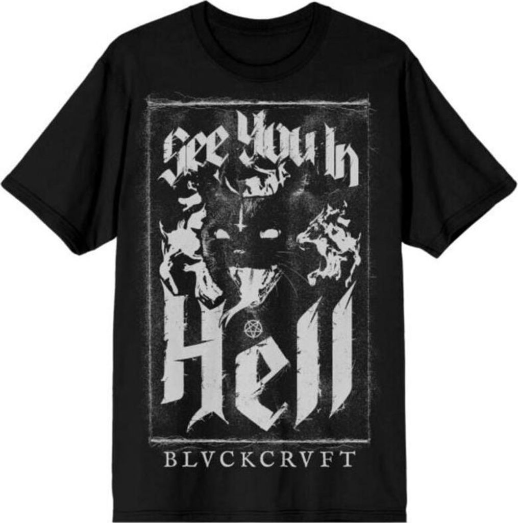 Blackcraft Cult T-Shirt Herren See You In Hell Cat schwarz L