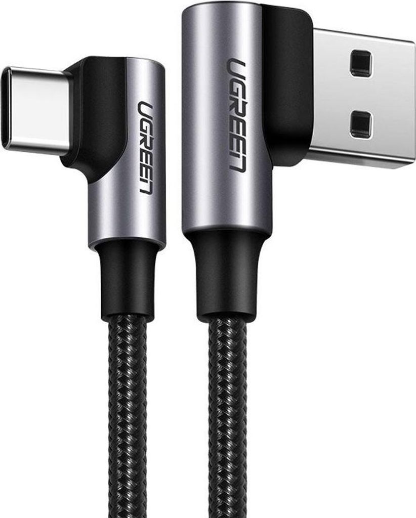 Ugreen kątowy kabel przewód USB - USB Typ C Quick Charge Zdjęcie produktu 