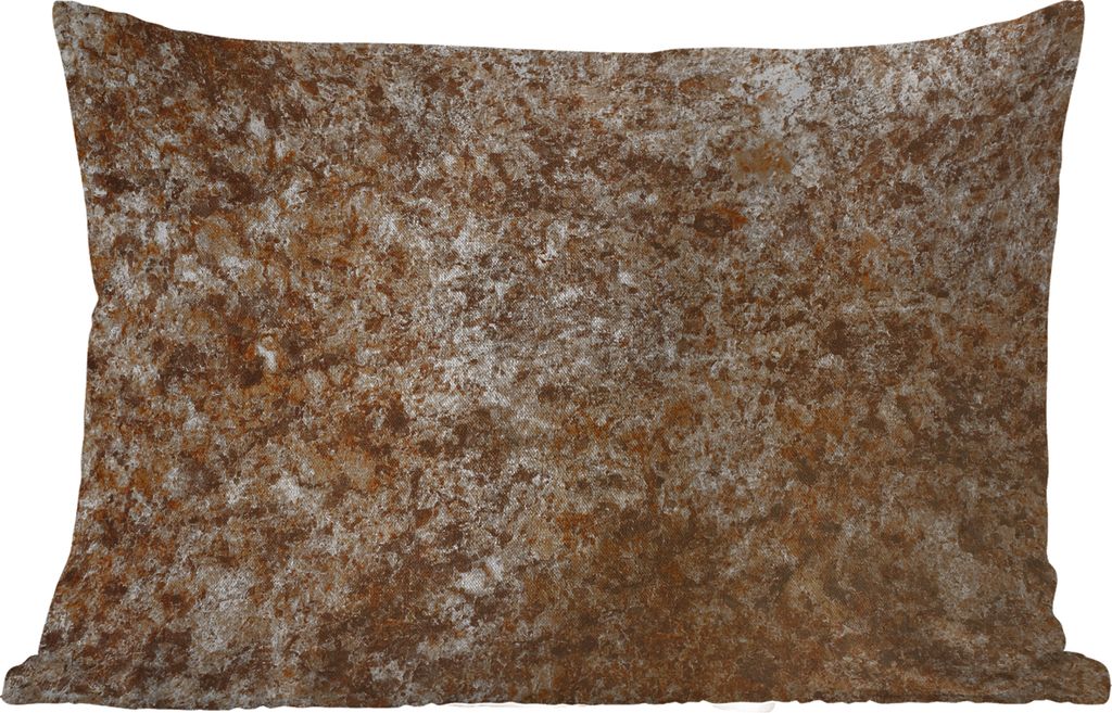 MuchoWow Outdoor Kissen - Granit - Design - Struktur - Stein - Braun - 50x30 cm - Wetterfest - Lounge Kissen - Sofa kissen - Wohnzimmer Dekoration