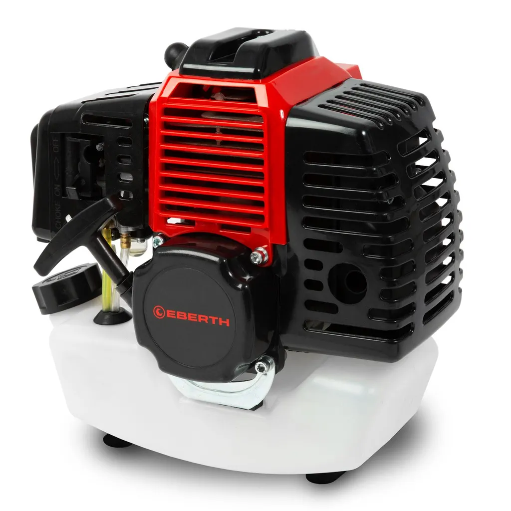 Motore a benzina EBERTH 3 CV / 2,21 kW a 2 tempi, cilindrata 52 cm, raffreddamento ad aria, avviamento a strappo, motore di ricambio per decespugliatori, tosaerba e tagliasiepi