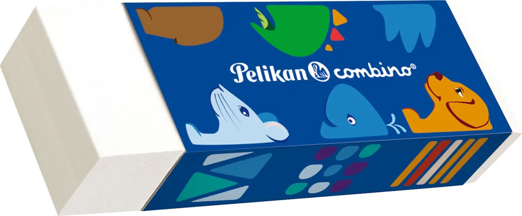 Pelikan Combino Gomme Haute Qualité sous Blister sans Traces de Résidus
