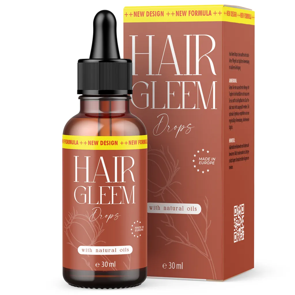 Huile capillaire Hair Gleem Drops pour soin nourrissant et brillance
