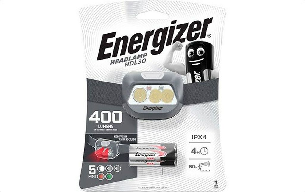ENERGIZER FLASHLIGHT HEADLIGHT HDL30 3AAA 400 lm Immagine del prodotto 