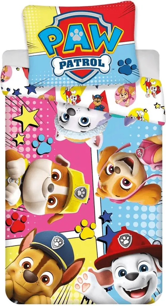 Offerta Copripiumino Paw Patrol 140x200 - Spedizione Rapida Cotone