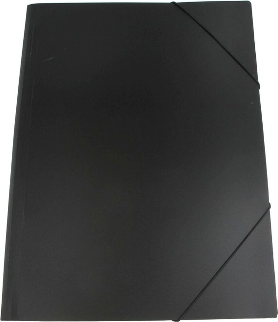 Robuster A3 Eckspanner schwarz aus 0,5 mm starkem Produktbild 