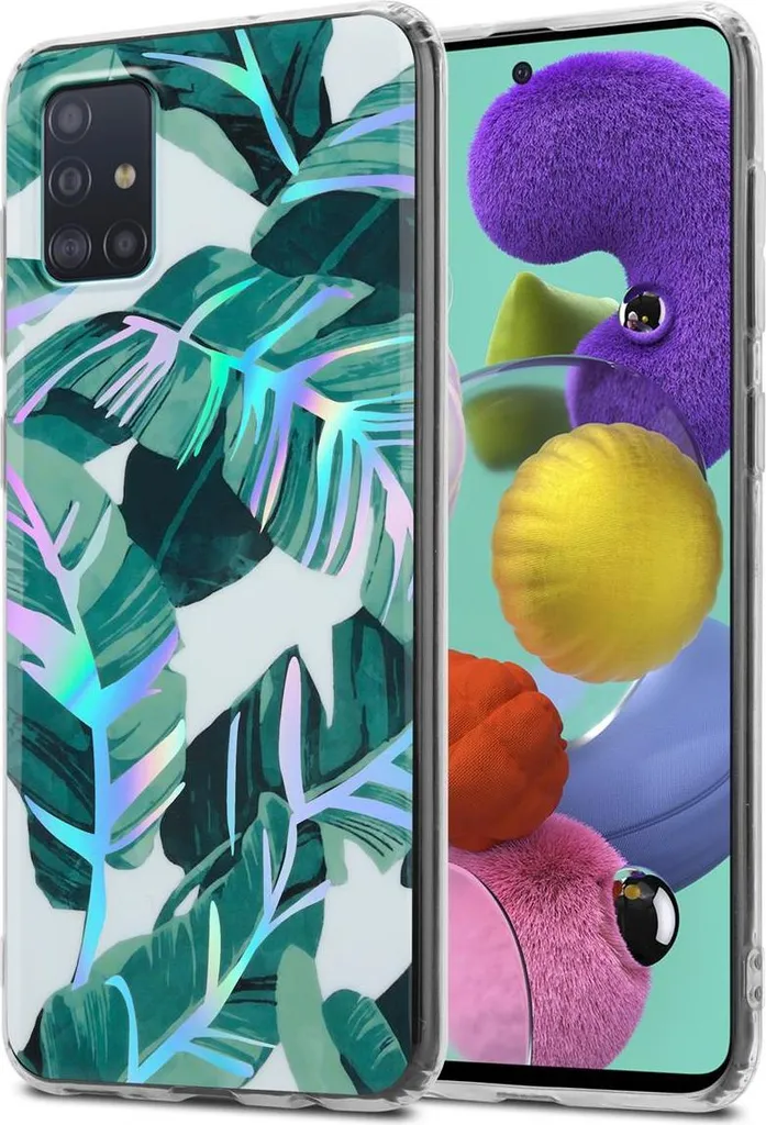Cover Samsung A51 Fiori Bianchi Cadorabo - Protezione TPU Chic
