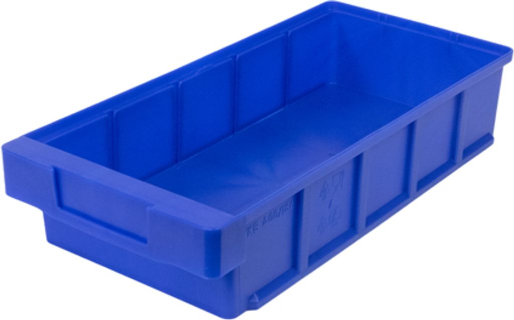 SuperSparSet 8x Regalkasten Classic | Blau | HxBxT 8,3x19x30cm | Polypropylen | Sichtlagerkasten, Sortimentskasten, Sortimentsbox, Kleinteilebox
