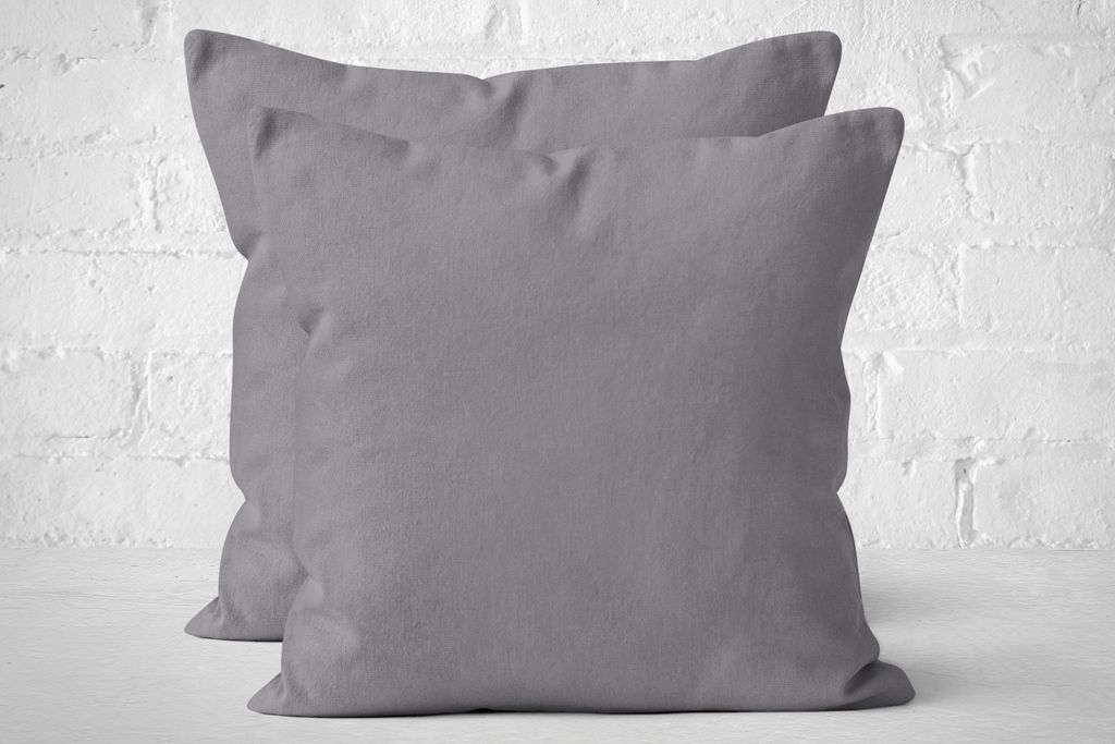 2er Set Renforcé UNI Kissenhüllen 80x80 cm Kopfkissen Produktbild 2