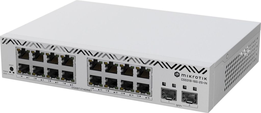 Mikrotik CSS318-16G-2S+IN, Zarządzany, Gigabit Ethernet Zdjęcie produktu 
