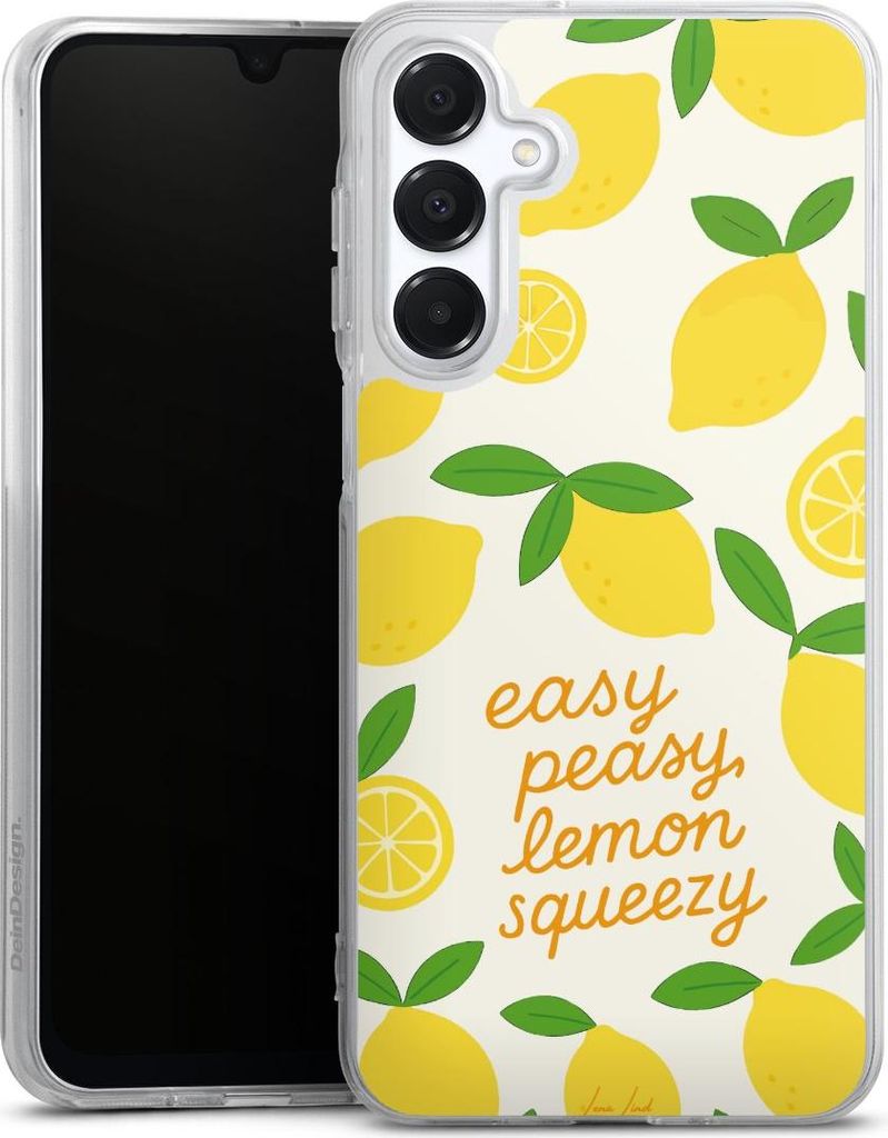 DeinDesign Handyhülle für Samsung Galaxy A16 4G Silikon Hülle Case Smartphone Schutzhülle Statement Zitrone Spruch